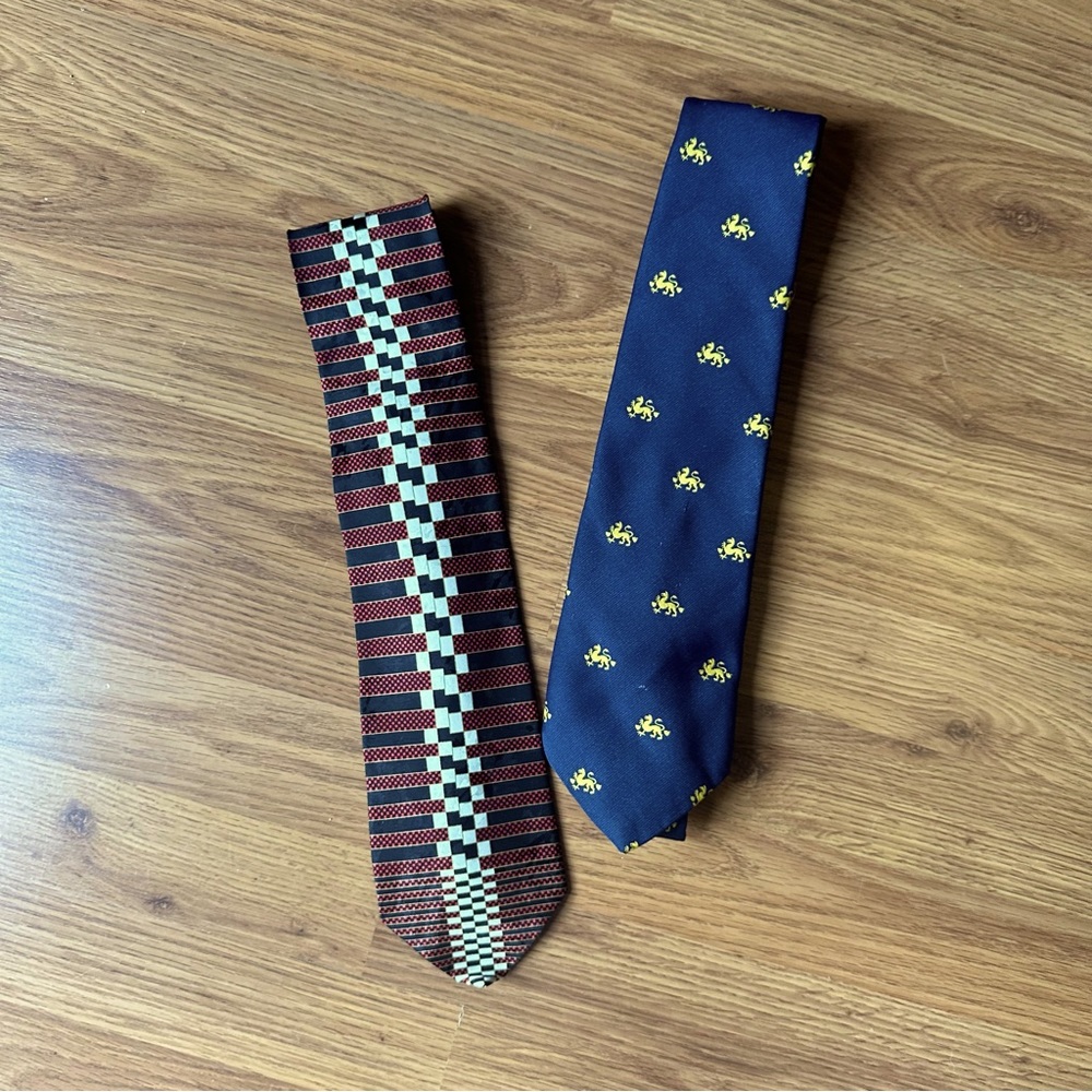 Bundle - 2 Men’s Vintage Ties‎ Grandpacore